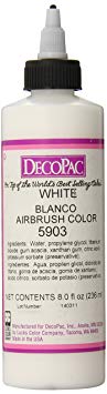 DecoPac Airbrush Color, White.65 Pound