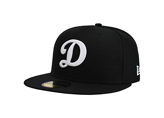 New Era 59Fifty Cap Los Angeles Dodgers "D" Black Fitted Hat