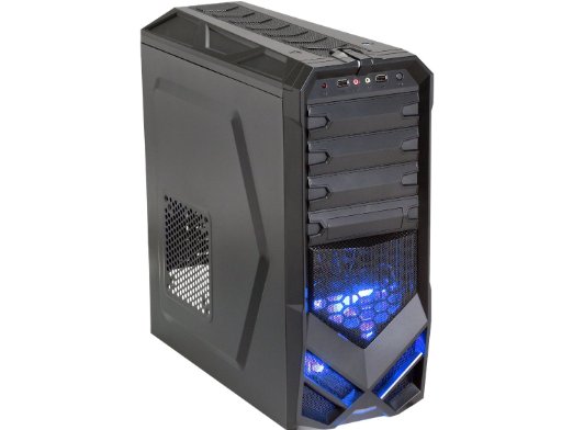 Rosewill ATX Mid Tower Black Gaming Computer Case Galaxy-01 Black