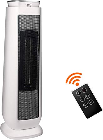 PELONIS PHTPU1501 Space Heater, 1500W Ceramic Tower, White