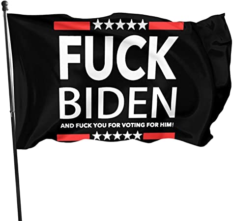 AIJEESI Fuck Biden Anti Biden Fuck You Biden Flag 3x5 Ft Banner Flags Garden Flag Home House Flags Outdoor Flag