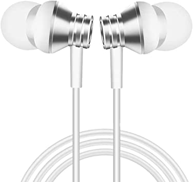 Aothing Earbuds Headphones Compatible with iPhone 11 Pro iPhone X/XS Max/XR iPhone 8/8 Plus iPhone 7/7 Plus, MFi Certified Wired Earphones with Microphone Controller White