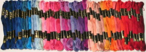 100 Anchor Cotton Hand Embroidery Floss Thread Cross Stitch Threads Floss/skeins from ThreadNanny