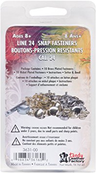 Tandy Leather Factory Easy-To-Do Series Line with 24-Snap Fasteners