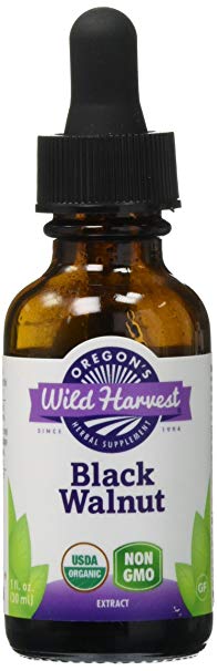 Oregon's Wild Harvest 1:2 Fresh Organic Wild Harvest Black Walnut Extract, 1 Fluid Ounce