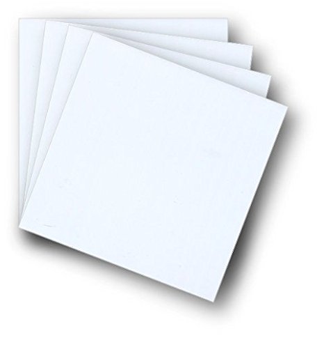 Styrene Sheets - 12x12x.060 - 4 pack (white)