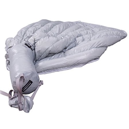 Outdoor Urltra-Light Goose Down Sleeping Bag Camping Urltra-compactable Sleeping Bag Compact Envelope Sleeping Bag 584g