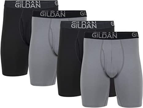 Gildan Men's Cotton Stretch Boxer Brief, Multipack