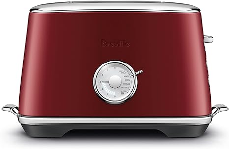 Breville the Toast Select Luxe 2-slice Toaster, Red Velvet Cake, BTA735RVC