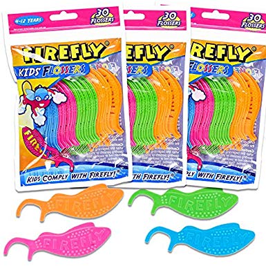 Firefly Kids Flossers: 90 Count