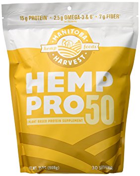 Manitoba Harvest Hemp Pro 50 Protein Supplement, 32 Ounce