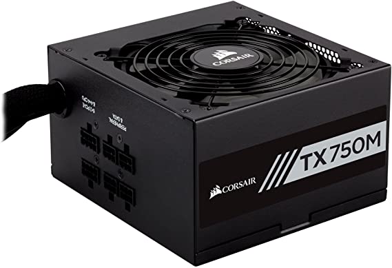 Corsair CP-9020131-NA TX Series TX750M 750W 80 Plus Gold Modular Power Supply