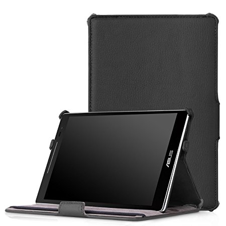 ASUS ZenPad S 8.0 (Z580C/Z580CA) Case - MoKo Slim-Fit Multi-angle Folio Cover Case for ASUS ZenPad Z580C/Z580CA S 8.0 inch Tablet, BLACK