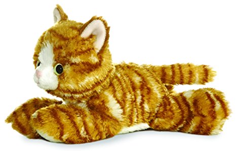 Aurora Molly Orange Tabby Cat 8" Mini Flopsie