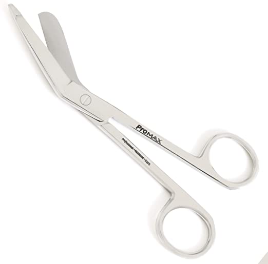 Medical and Nursing Lister Bandage Scissors ;-Mirror Finish - Supreme Grade, Made of 100% Surgical Stainless Steel, 5.5 Inch-140-10032MF (Mirror Finish)