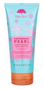 Tree Hut Peppermint Pearl Body Lotion | Limited Edition Holiday | Ceramide and Squalene Formula Helps Protect Skin | Long-lasting Hydration Leaves Skin Feeling Soft & Moisturized | 8.5 fl oz.