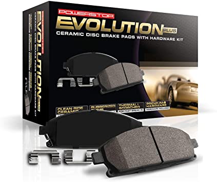 Power Stop 17-1313, Z17 Rear Ceramic Brake Pads with Hardware