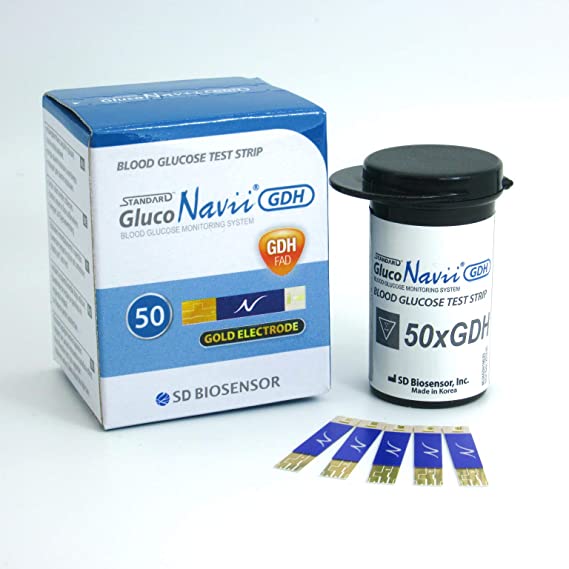 GlucoNavii Blood Glucose Test Strips - Diabetics VAT Free (YES - I Have Diabetes)