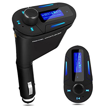 FX-Victoria Car Kit MP3 Player Universal Wireless FM Transmitter Modulator, with USB/SD Card Reader, MMC Slot and Remote Control, Bluetooth not included