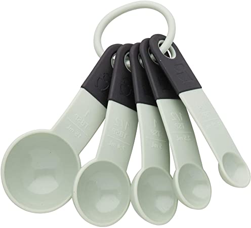 KitchenAid Classic Measuring Spoons, Set of 5, Pistachio/Black