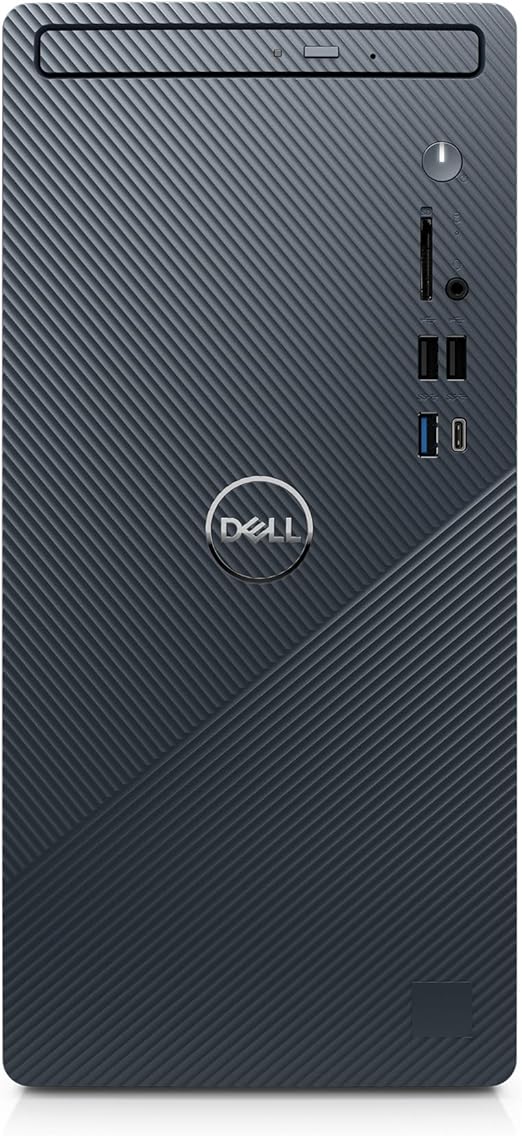 Dell Inspiron 3020 Desktop - Intel Core i7-13700, 1TB SSD   1TB HDD, 16GB DDR4 RAM, DVD RW, Intel UHD 770 Graphics, Windows 11 Pro, 1 Year Premium Support   6 Months Migrate - Mist Blue