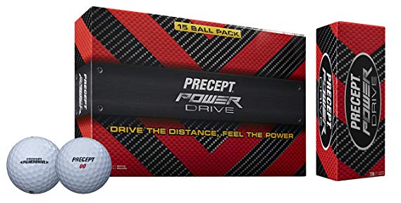 Precept 2017 Powerdrive Golf Ball White (15 Ball Pack)