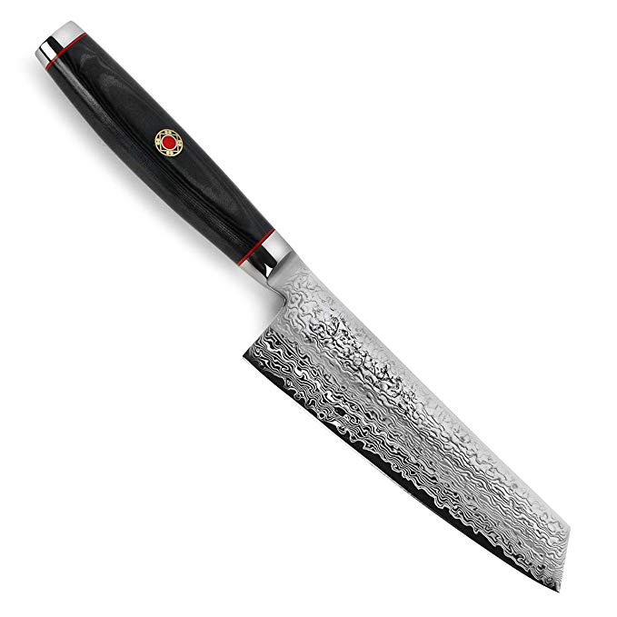 Enso SG2 Prep Knife - Made in Japan - 101 Layer Stainless Damascus Utility Knife, 5.5"