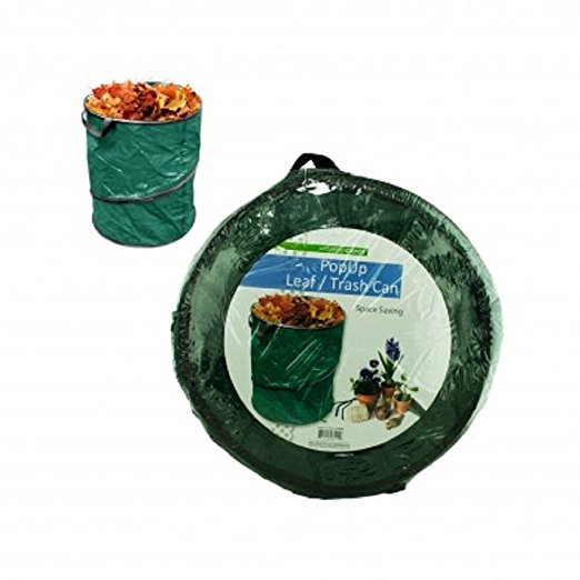 Pop Up Leaf Trash Can 13 Gallon Easy Storage, Collapsible Polyester Bags That are Space Saving and Convenient Ways of Disposing of Leaves and Trash by Garden Depot