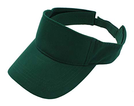 Top Level Sun Sports Visor Men Women - 100% Cotton One Size Cap Hat