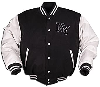 Vintage NY Baseball Jacket - Black