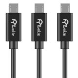 Micro USB Cable Rankie 3-Pack 3ft Premium Micro USB Cable High Speed USB 20 A Male to Micro B Sync and Charging Cables for Samsung HTC Motorola Nokia Android and More