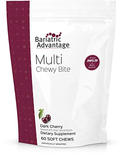 Bariatric Advantage - Multi Chewy Bite - Dark Cherry, 60 Count