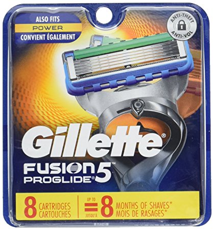 Gillette Fusion5 ProGlide Power Men’s Razor Blades – 8 Refills