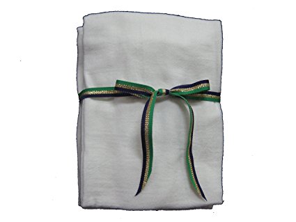 Flour Sack Dish Towels 30 Inches Square Fabric Made From 100% Soft, White Cotton. These Old-fashioned Flour Sack Dish Towels Come Three in a Set Tied with a Ribbon, Making Them Perfect for Gift-giving. Use These Natural Flour Sack Towels to Dry Glassware Because There Is No Lint--ever!! They Are Perfect for Covering Your Rising Bread Dough.