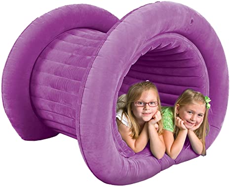 Fun and Function - Air-Lite Barrel Roll - Inflatable Tunnel Fort for Kids - Helps Kids with Sensory Processing Disorder, Autism & ADHD - Encourages Balance, Motor Planning & Sensory Integration