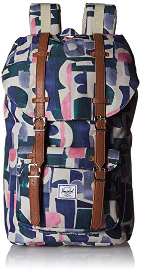 Herschel Little America Backpack Abstract Block