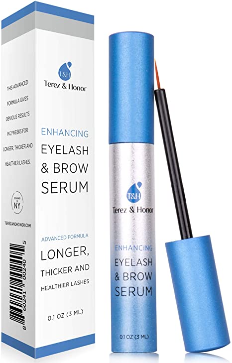 Natural Eyelash Growth Serum and Brow Enhancer to Grow Thicker, Longer Lashes for Long, Luscious Lashes and Eyebrows[3ml]