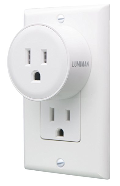 Alexa Smart Plug, WiFi Plug Outlet, No Hub Required, Romote Control from Anywhere, Works with Amazon Echo and Google Home Assistant, LUMIMAN LM610