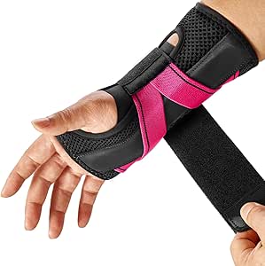 FREETOO Fitted Wrist Brace for Carpal Tunnel Night Relief, Lengthened Fixed Hand Support for Women Men with Metal Splint, One-Step Wear Wrist Support for Right and Left Hand, for Arthritis Tendonitis