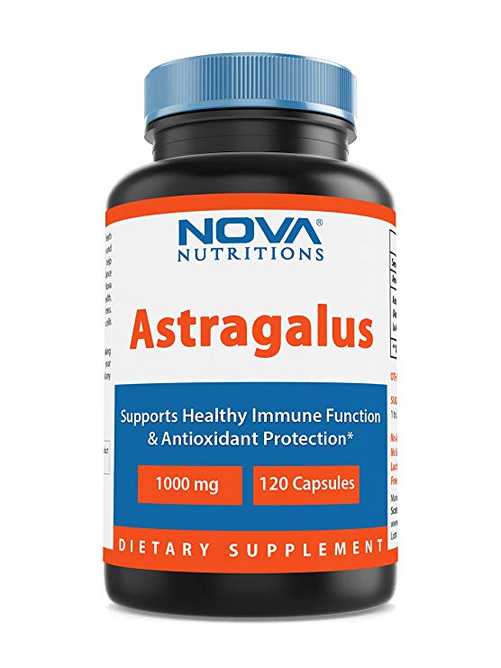 Nova Nutritions Astragalus 1000 mg 120 Capsules