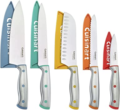 Cuisinart C77CR-10P 10pc Stainless Steel ColorCore™ Color Rivet Set with Blade Guards