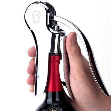 Omni Wine Opener By Vintorio - Premium Rabbit Lever Pull Corkscrew Set - The Ultimate Gift For Wine Lovers