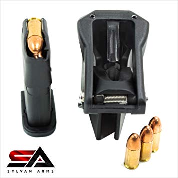 Sylvan Raptor Universal Pistol Speed Loader, Designed for Magazines from .380, 9mm to 45 ACP