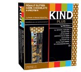 KIND PLUS Peanut Butter Dark Chocolate  Protein Gluten Free Bars 14 Ounce 12 Count