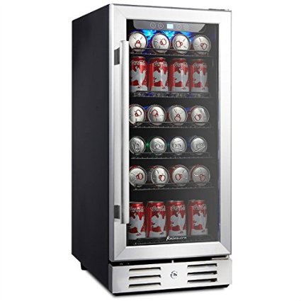 Kalamera 15" Beverage cooler 96 can built-in Single Zone Touch Control