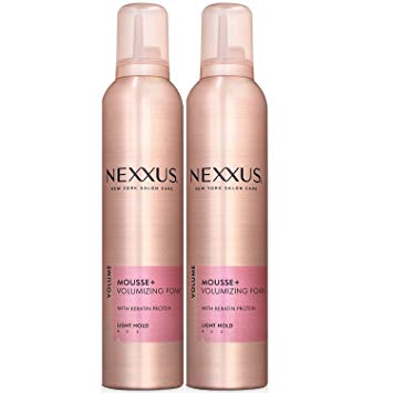 Nexxus Mousse Plus Volumizing Foam, for Volume, 10.6 oz/2PK