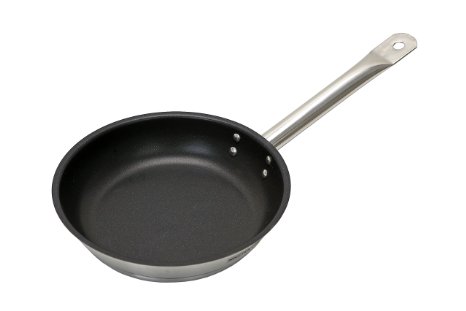Heavy Duty, NonStick Professional 11 Inch. Skillet / Frying Pan - Teflon Coating, Stainless Steel