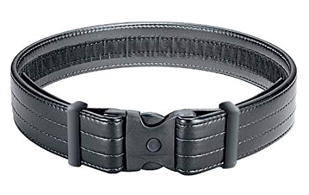 Uncle Mike's Mirage Plain Ultra Duty Belt with Hook and Loop Lining