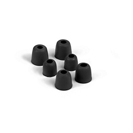 KZ 3 Paris L M S Size Replacement Foam Eartips Earbuds Memory Eartips Replacement for In-Ear Earphones Black