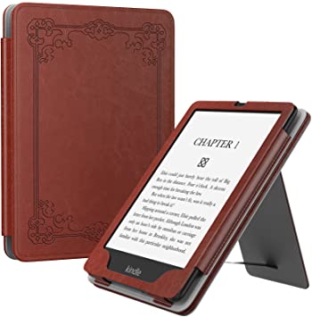 MoKo Case for 6.8" Kindle Paperwhite (11th Generation-2021) and Kindle Paperwhite Signature Edition, Slim PU Shell Cover Case with Auto-Wake/Sleep for Kindle Paperwhite 2021 E-Reader, Vintage Style